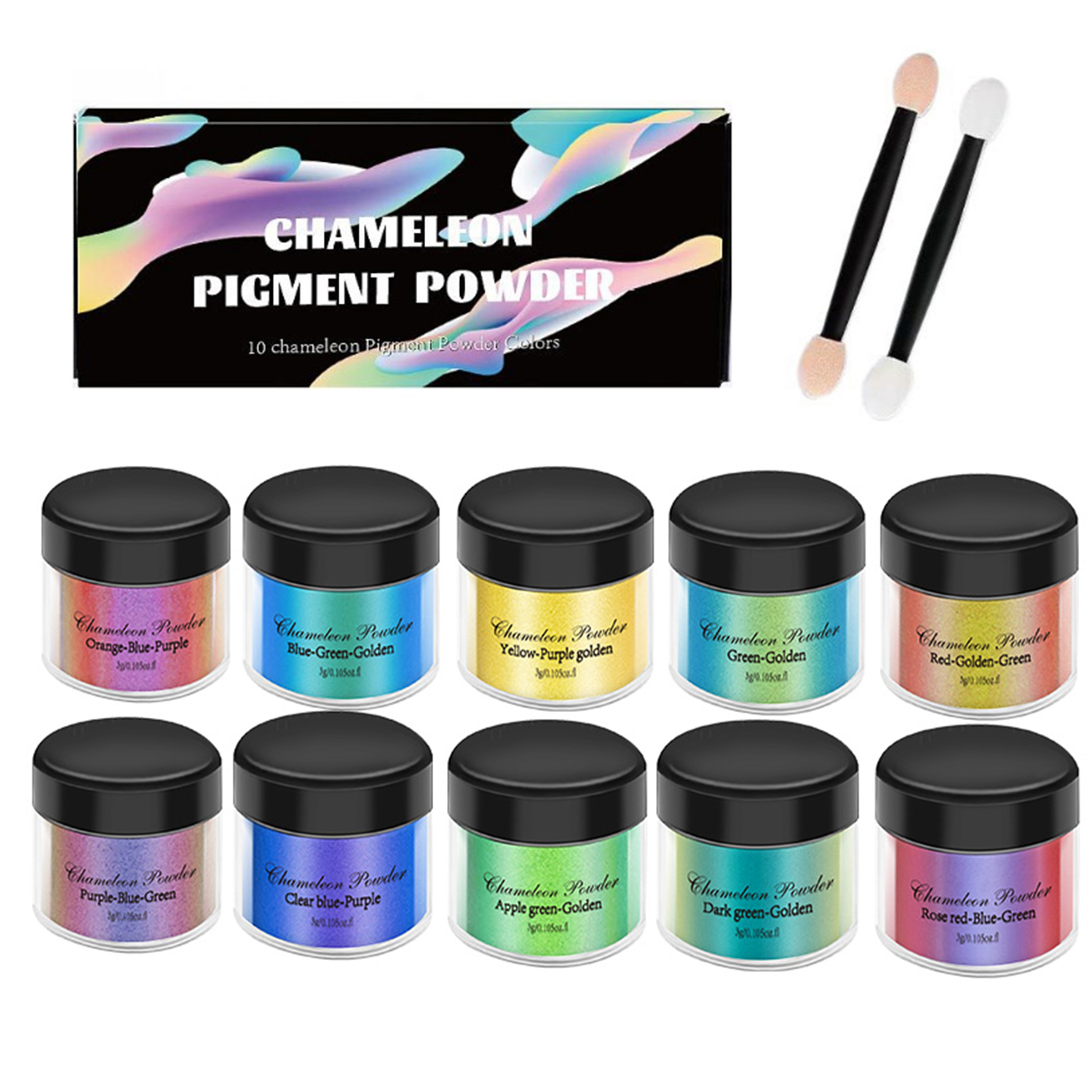 10/20pcs Mirror Chameleons Pig - Resin Pigment Set review and price
