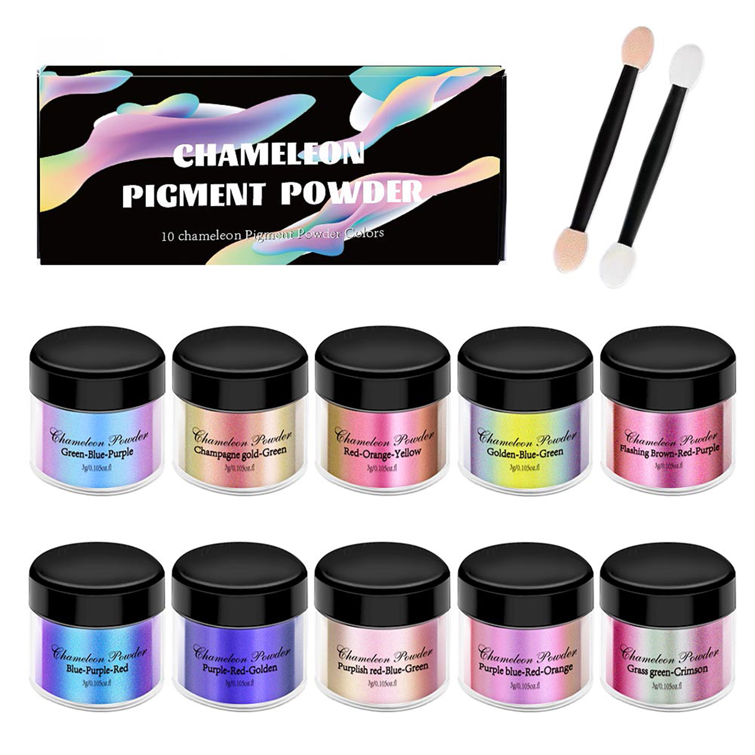 10/20pcs Mirror Chameleons Pig - Resin Pigment Set review and price