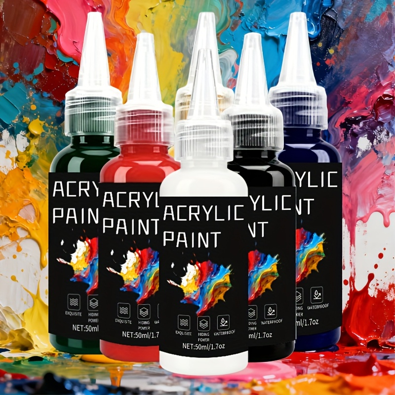 Acrylic Paint Set 6 Colors 50m - Resin Pigment Set review and price
