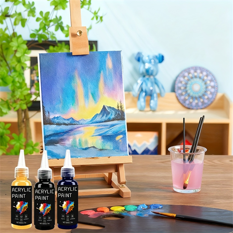 Acrylic Paint Set 6 Colors 50m - Resin Pigment Set review and price