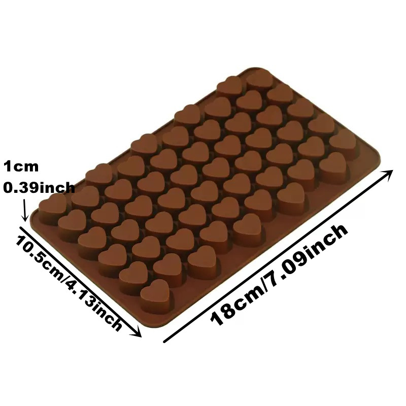 55Cavities Small Heart Silicon - Silicone Mold Tray review and price
