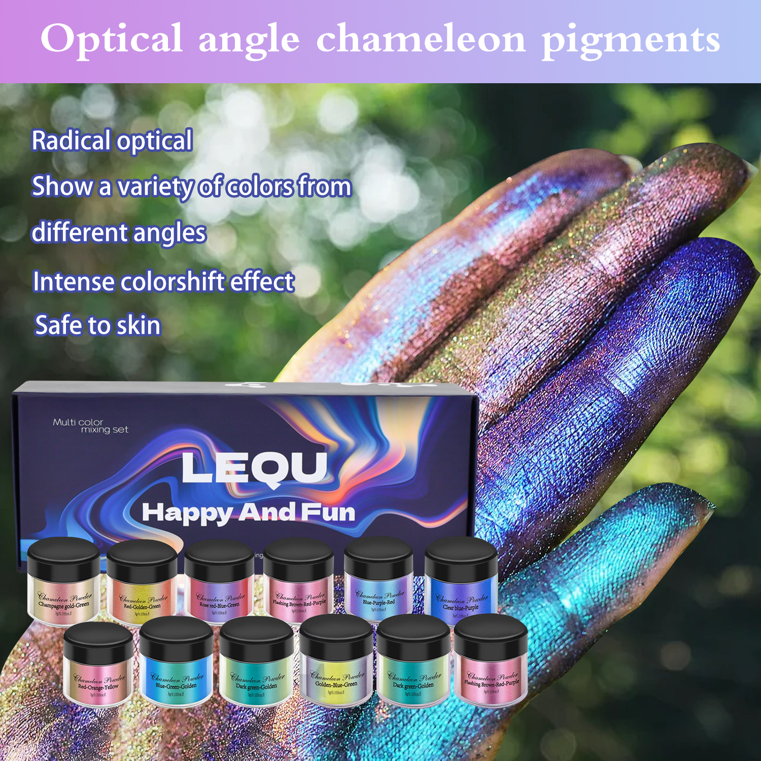 1 Set Chameleon Powder Nail Ch - Resin Glitter Pack review and price