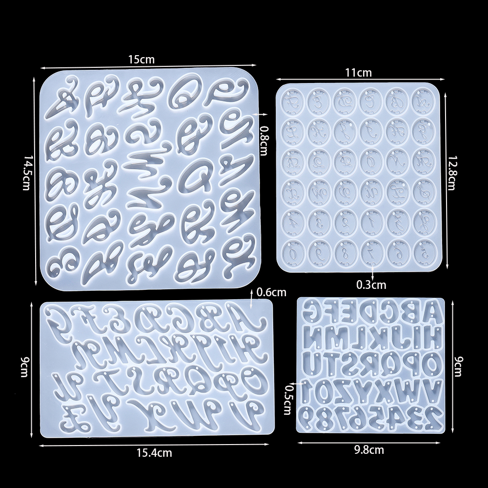 Alphabet Epoxy Resin Silicone  - Epoxy Uv Resin Kit review and price