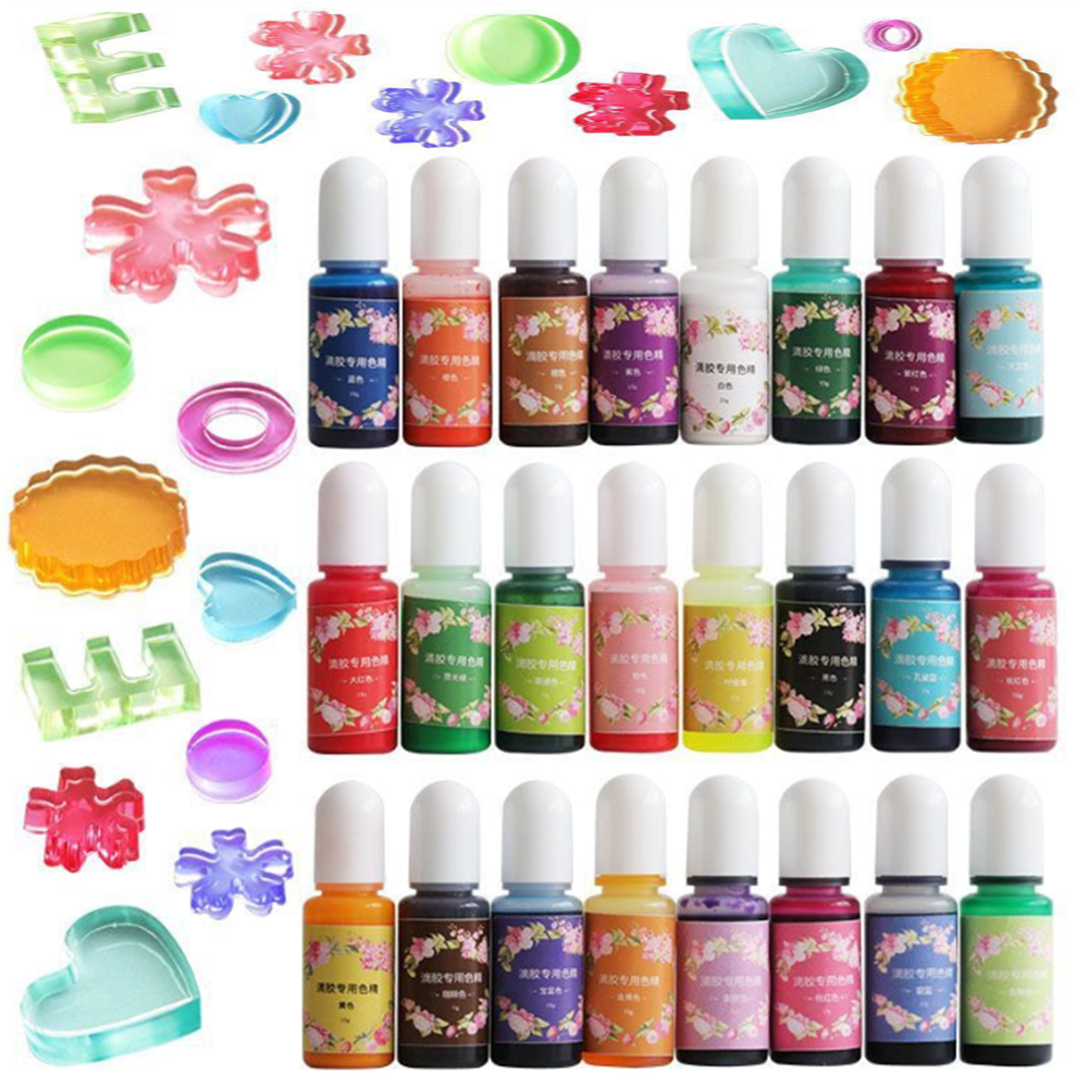 26 Colors 10ml Epoxy Resin Pig - Epoxy Uv Resin Kit review and price