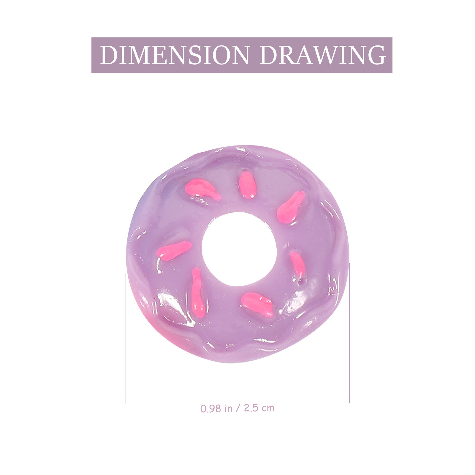 30Pcs Mini Donut Resin Ornamen - Resin Craft Supplies review and price