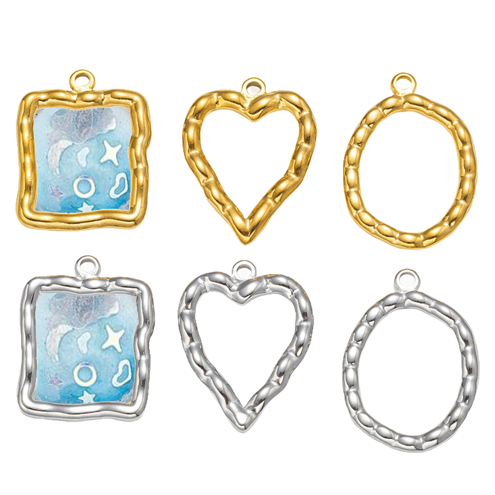 5pcs Stainless Steel Heart Rou - Resin Crafts Diy review and price