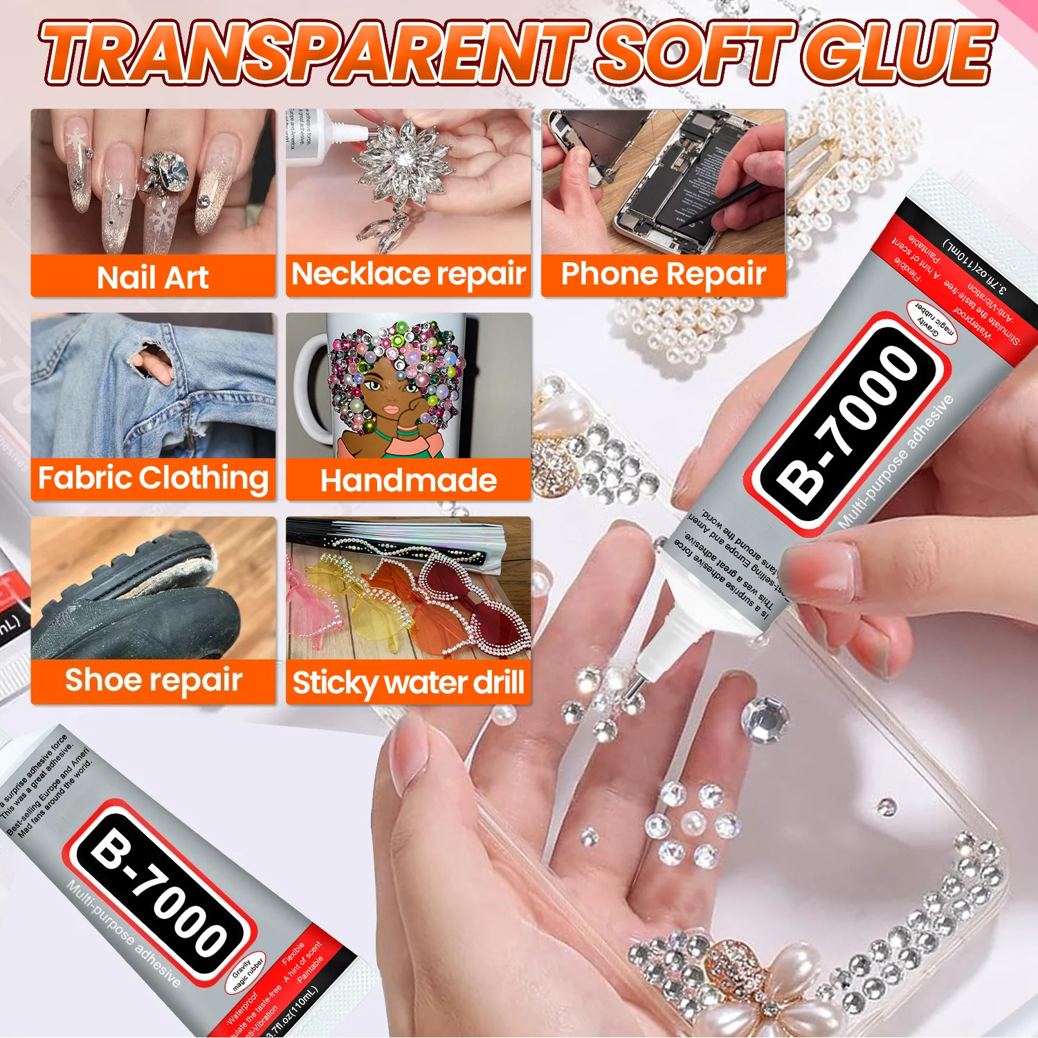 1-10Pcs B-7000 Super Glue Lool - Resin Crafts review and price