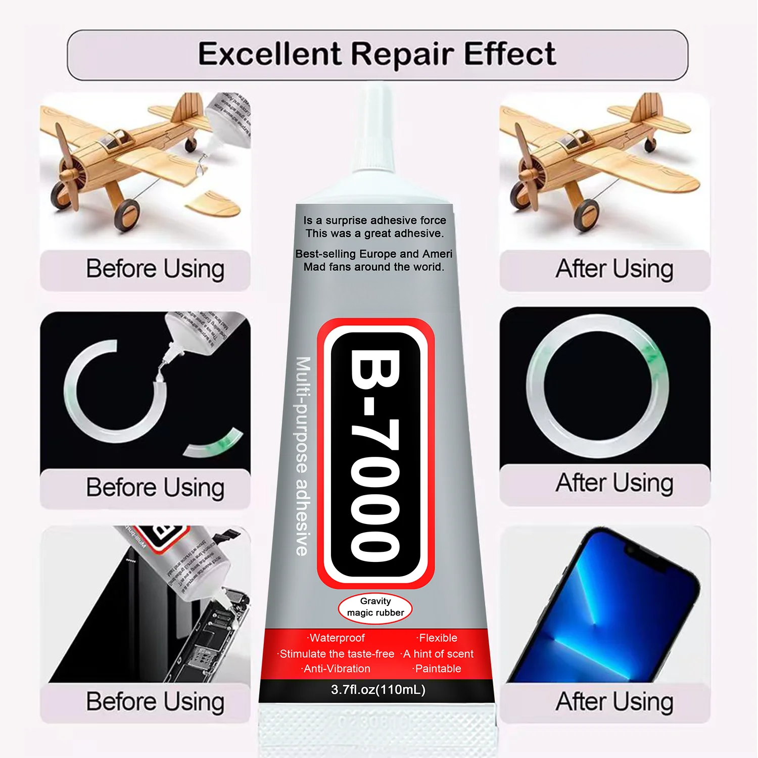 1-10Pcs B-7000 Super Glue Lool - Resin Crafts review and price