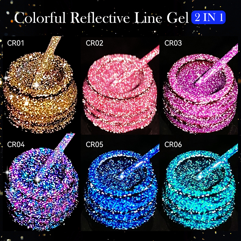 LILYCUTE 6Pcs/Set 5ml Reflecti - Resin Glitter Pack review and price