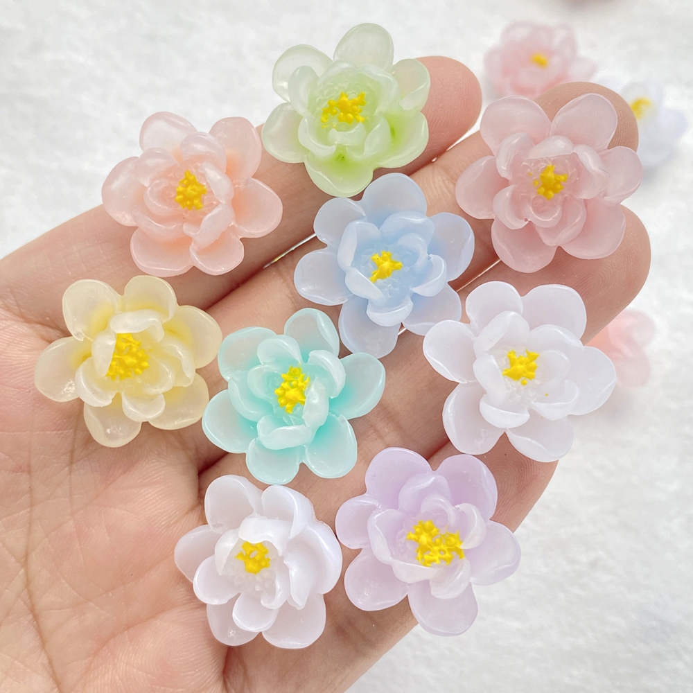 10Pcs New Cute Cartoon Flower  - Flower Preservation Resin review and price