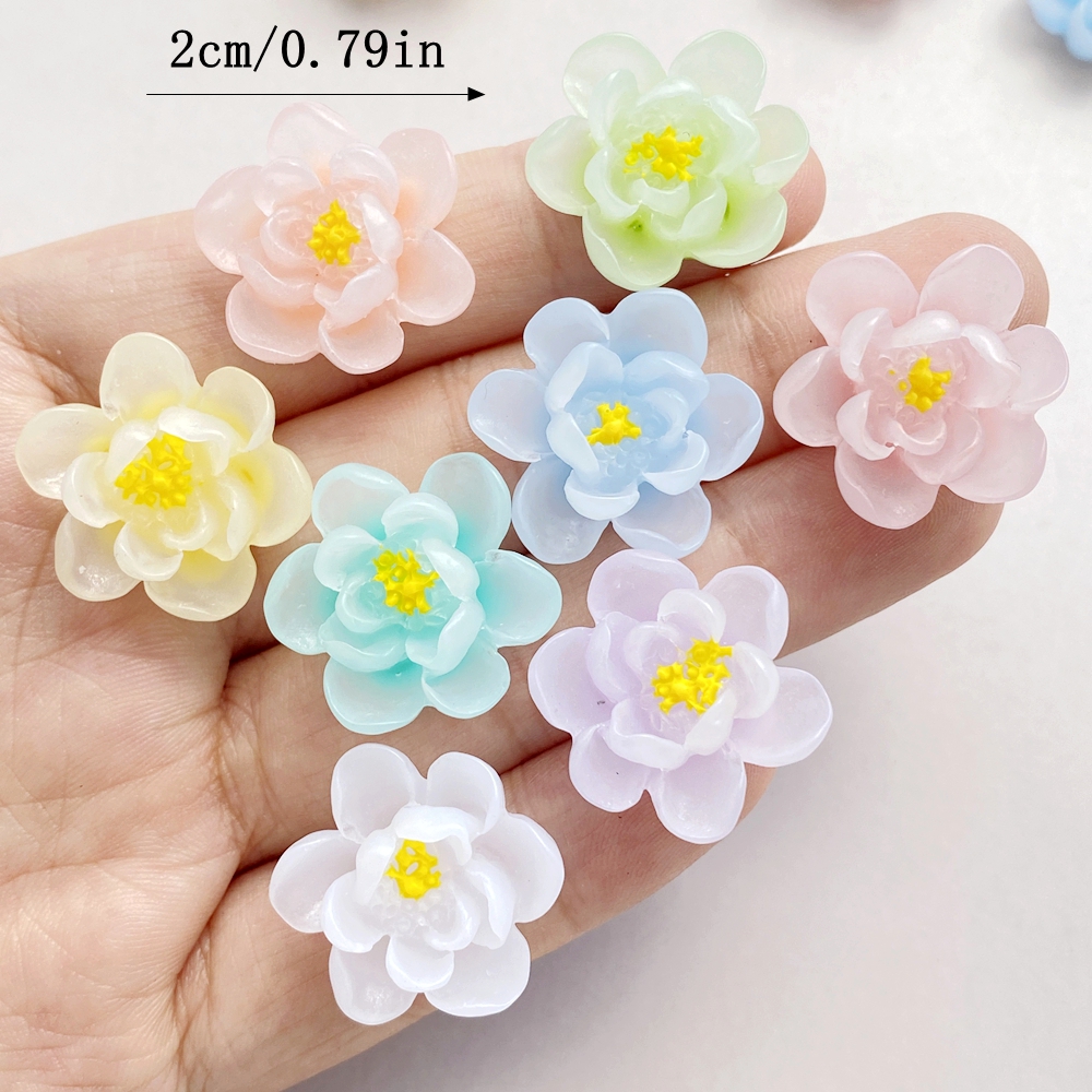 10Pcs New Cute Cartoon Flower  - Flower Preservation Resin review and price