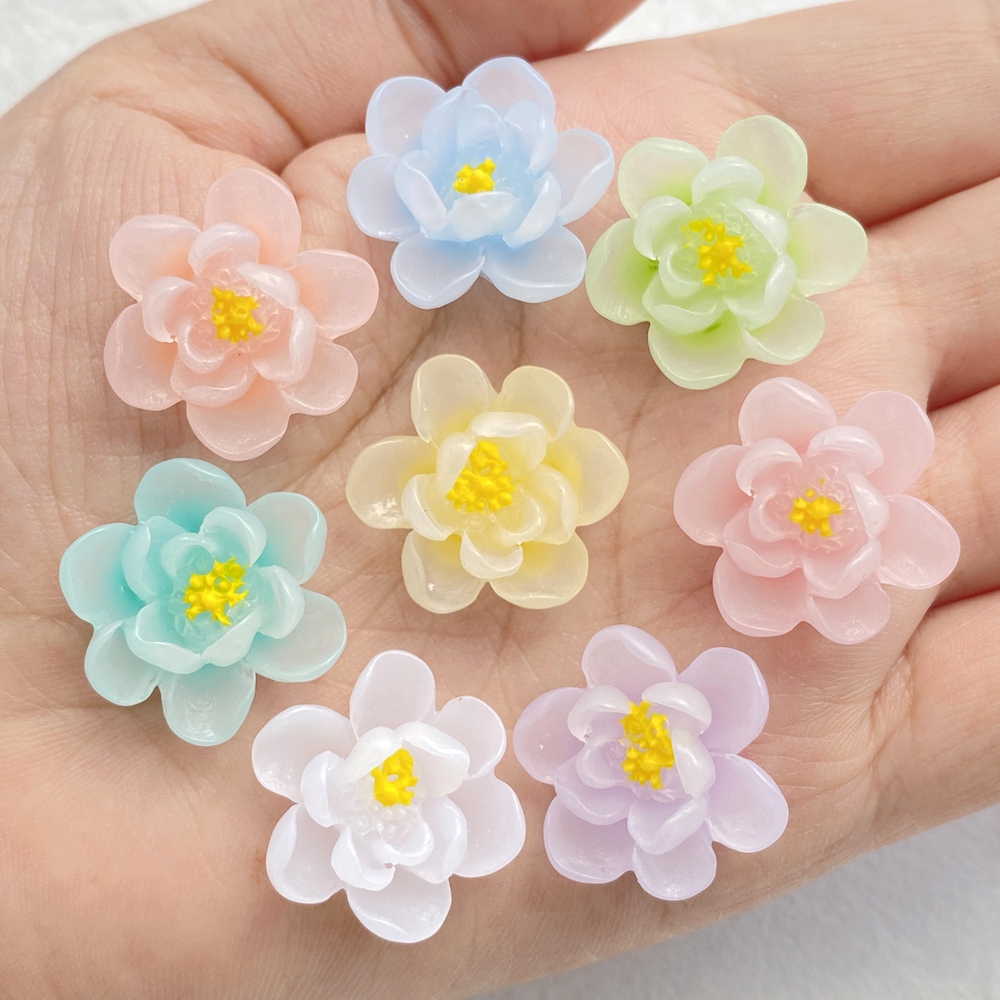 10Pcs New Cute Cartoon Flower  - Flower Preservation Resin review and price