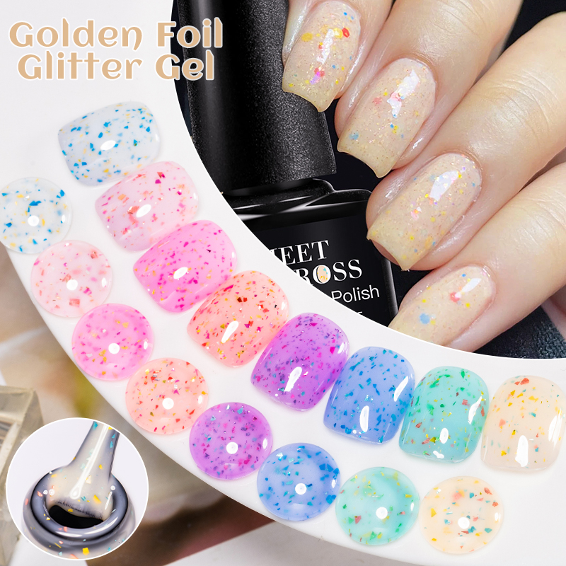 7ML MEET ACROSS Golden foil gl - Gold Foil Flakes review and price