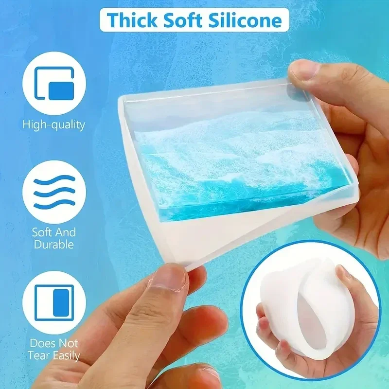 5Pcs/Set DlY Epoxy Resin Cup C - Silicone Mold Tray review and price