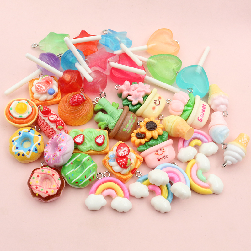 10pcs Mixed Colors Resin Cute  - Flower Preservation Resin review and price