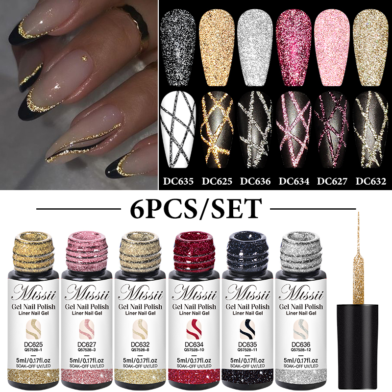 2/4/6pcs Reflective Glitter Li - Resin Glitter Pack review and price