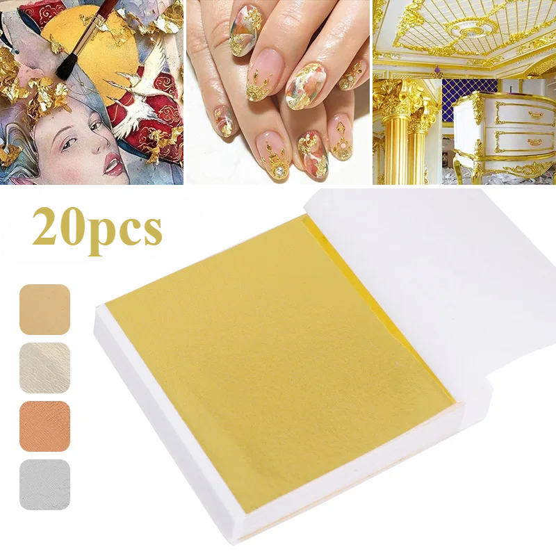 20 Pcs Gold Leaf Sheets: Versa - Gold Foil Flakes review and price