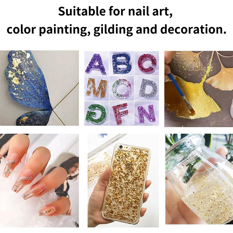 20 Pcs Gold Leaf Sheets: Versa - Gold Foil Flakes review and price