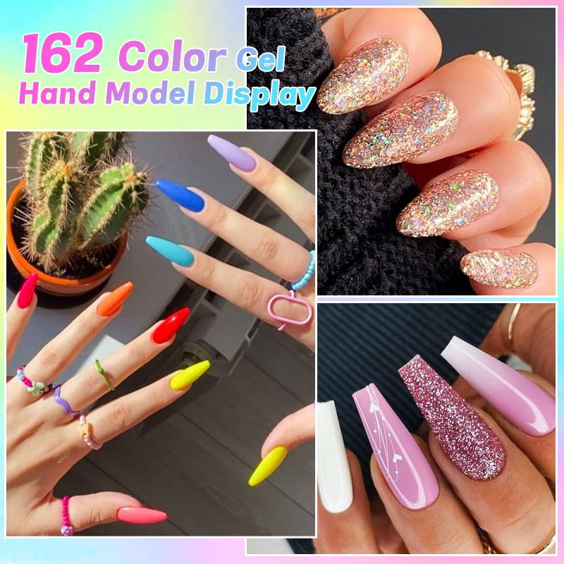 6Pcs/Set 10ML Gel Nail Polish  - Resin Glitter Pack review and price