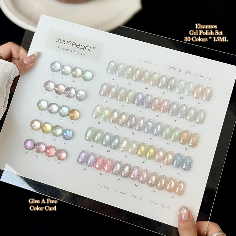 Sheer Cat Eye Gel Polish 30 Co - Resin Glitter Pack review and price