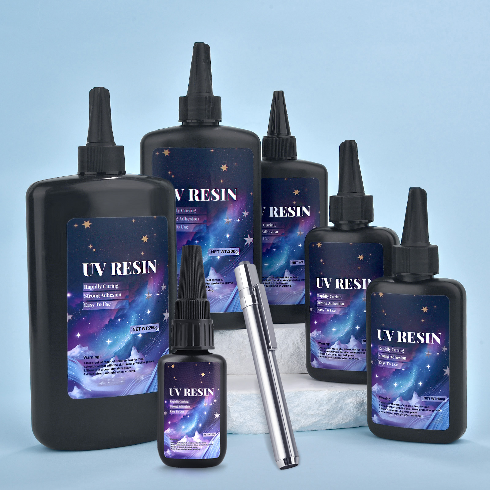25/50/100/120/200/250g UV Fix  - Epoxy Uv Resin Kit review and price