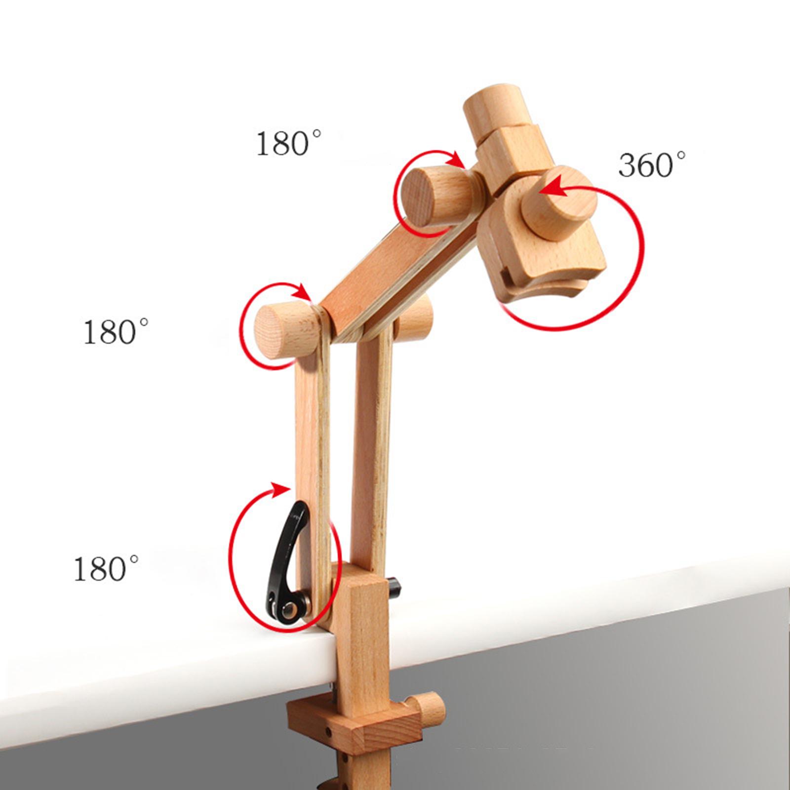 Rotatable Embroidery Hoop Hold - Wood Ring Blank review and price