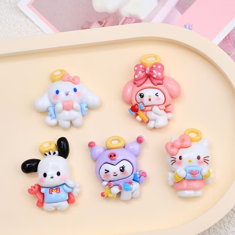20PCS Resin Cartoon Angel DIY  - Resin Craft Ideas review and price