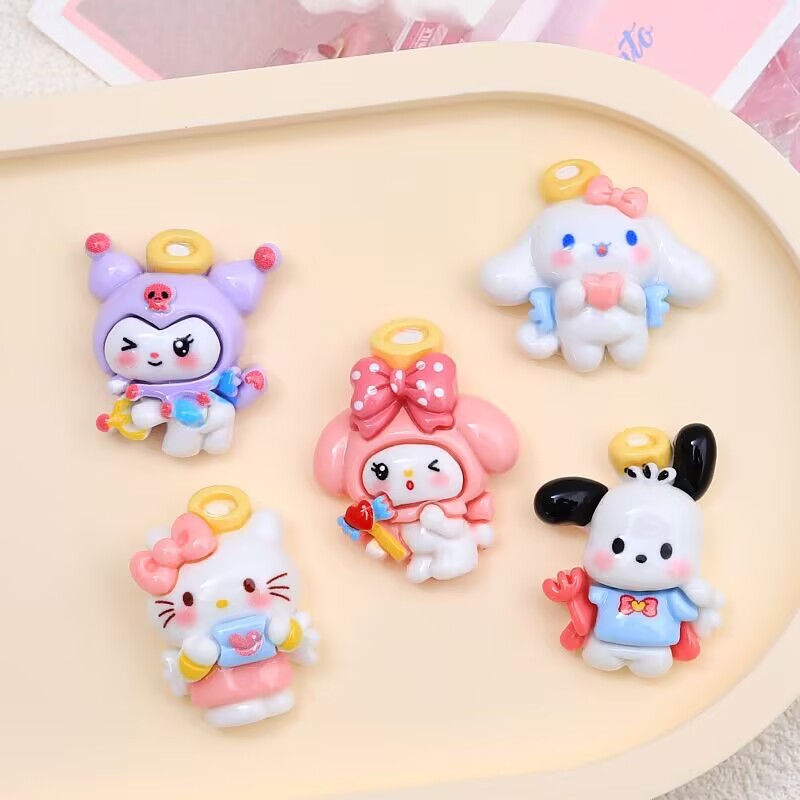 20PCS Resin Cartoon Angel DIY  - Resin Craft Ideas review and price