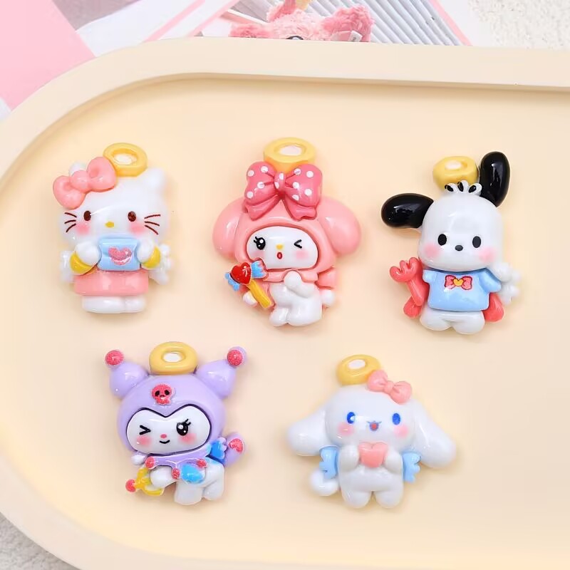 20PCS Resin Cartoon Angel DIY  - Resin Craft Ideas review and price