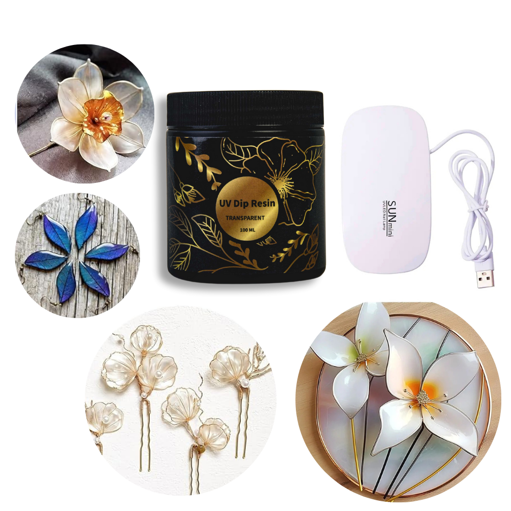 UV DIP Resin Glue Set 50/100ml - Flower Preservation Resin review and price