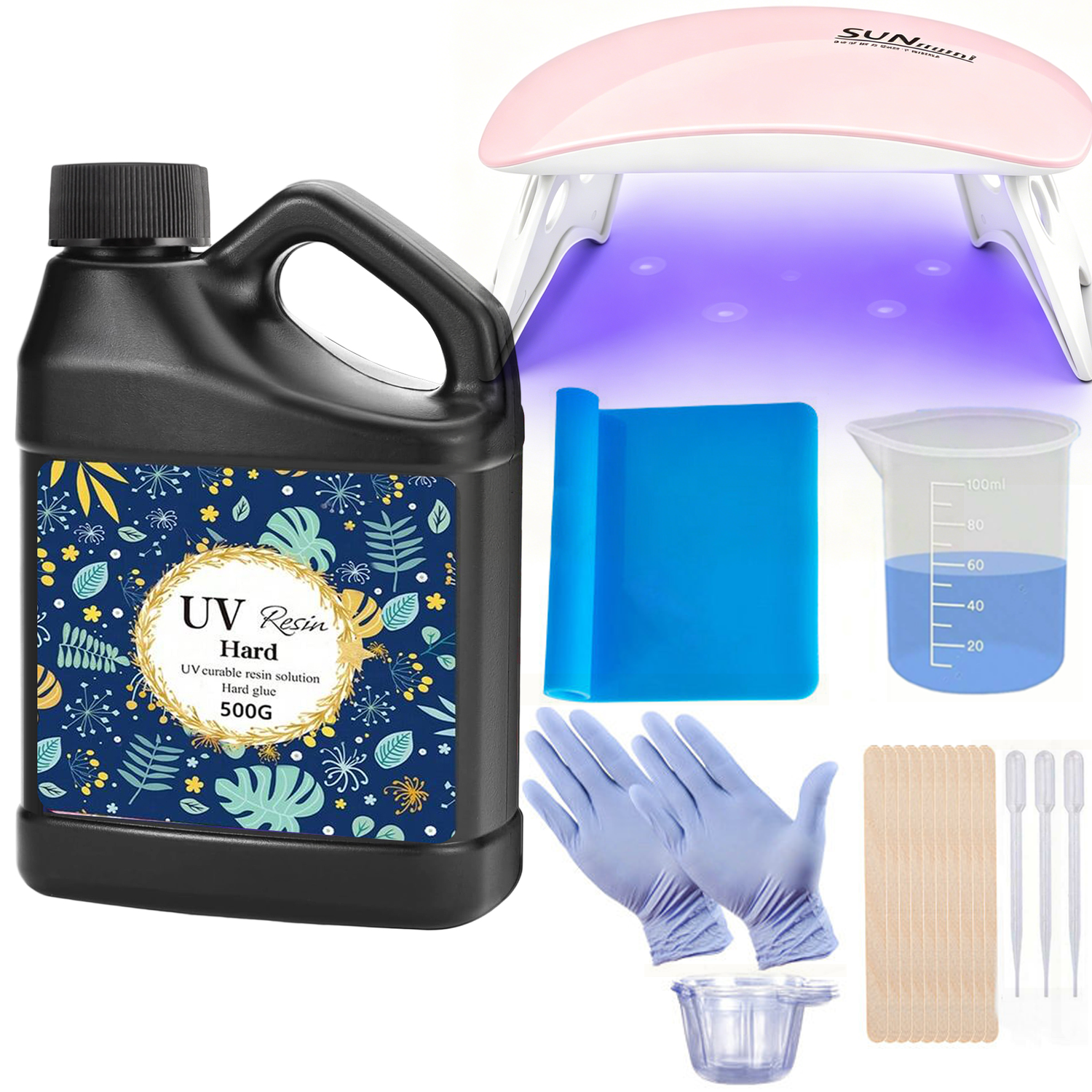 Crystal Clear&Low Odor,UV Ligh - Epoxy Uv Resin Kit review and price