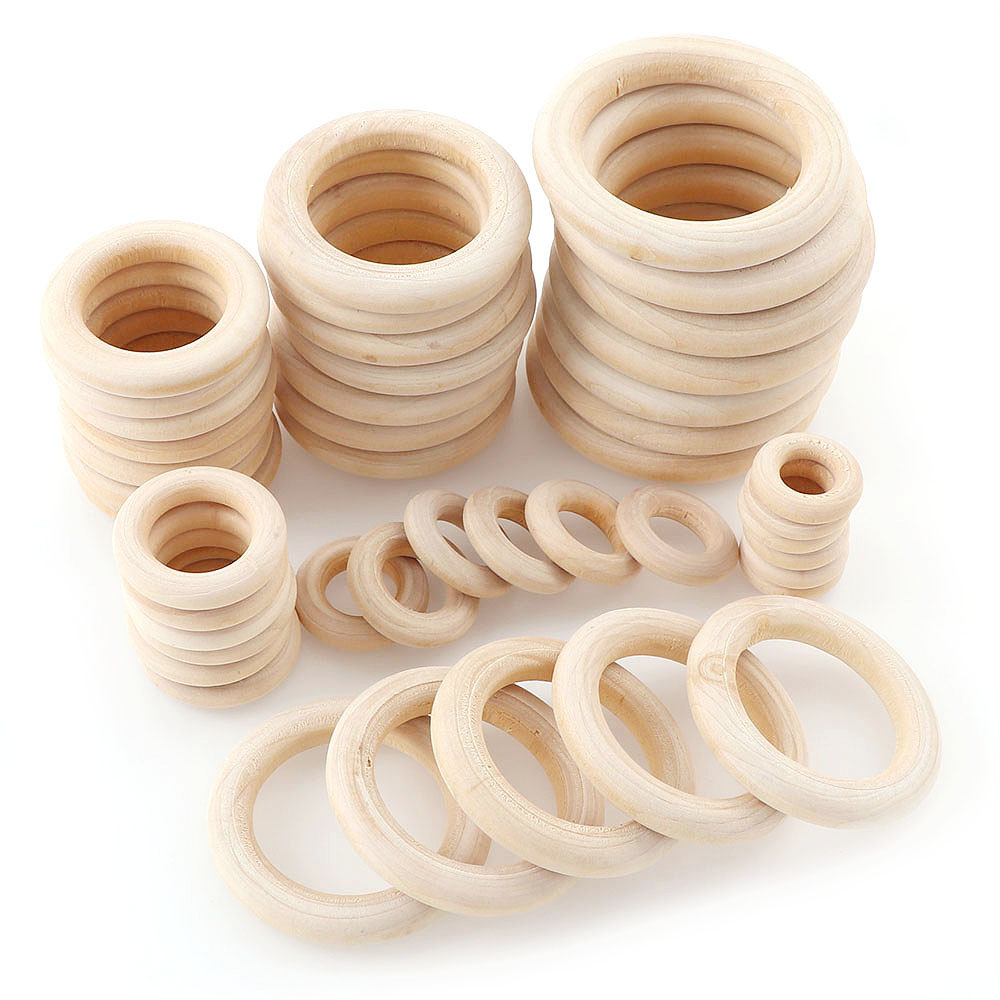 Unfinished Wooden Rings 20-60m - Wood Ring Blank review and price