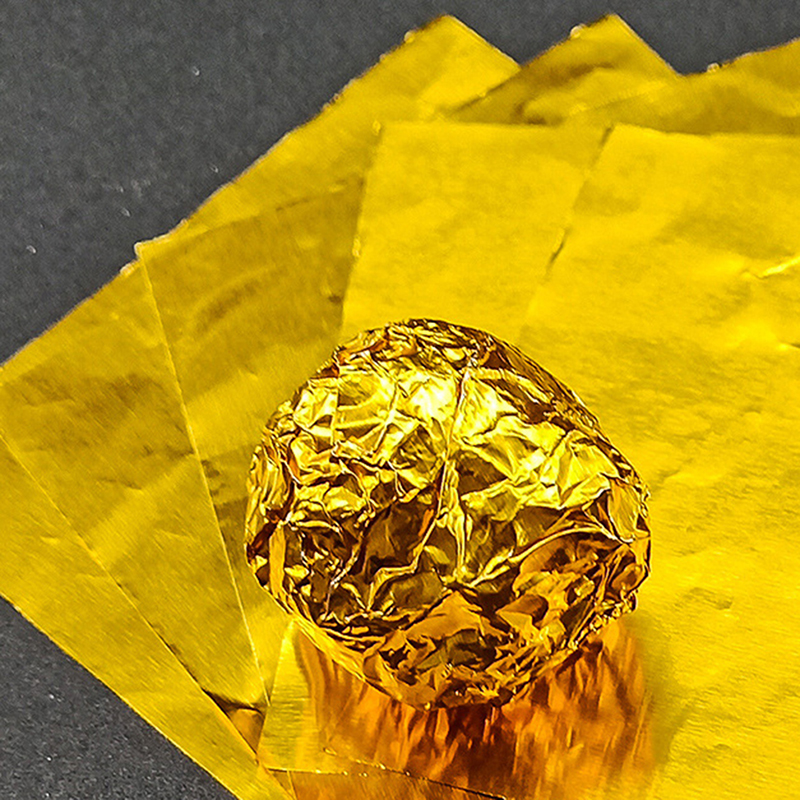 100pcs 20cm Gold Aluminium Foi - Gold Foil Flakes review and price