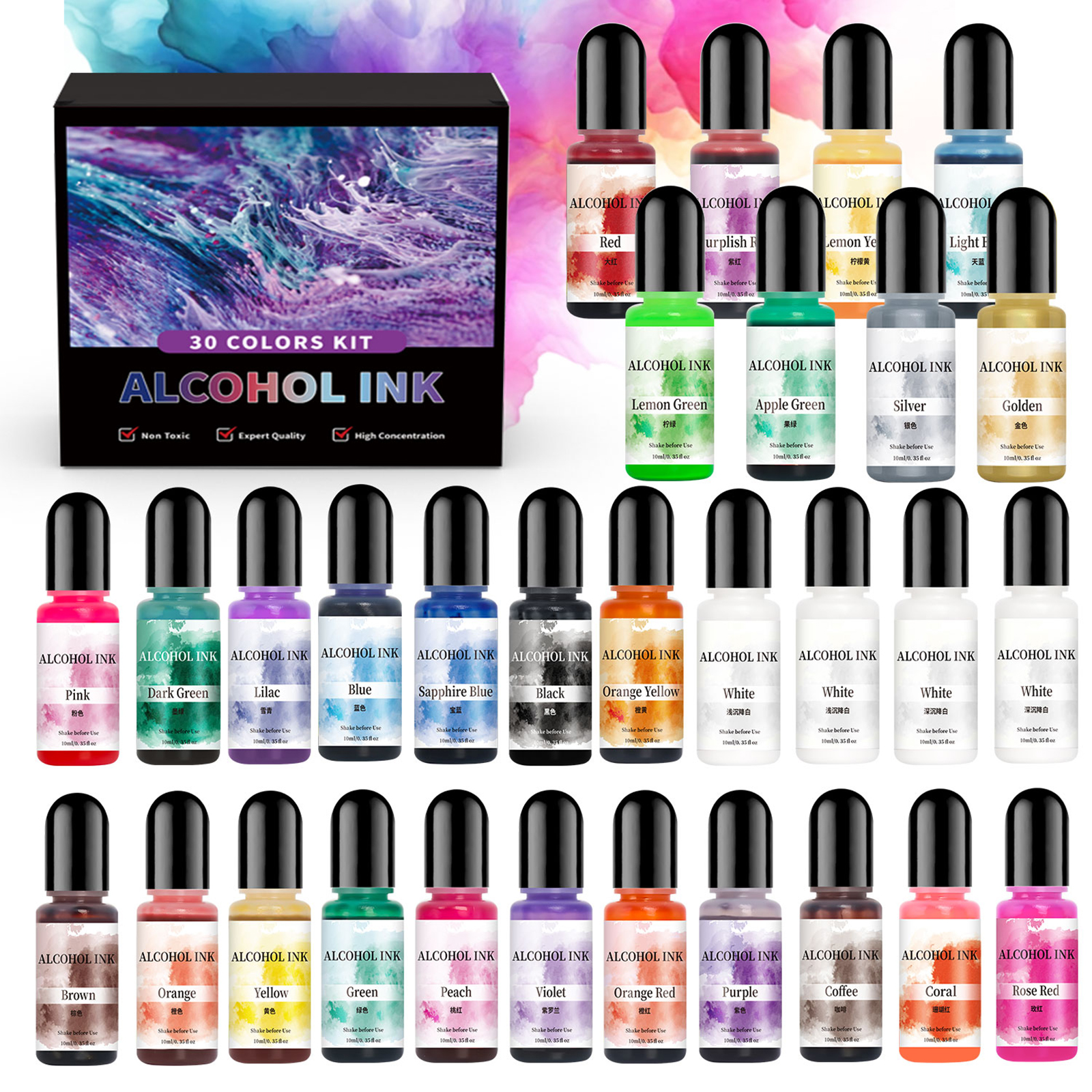 1set Art Ink Alcohol Epoxy Res - Resin Dye Alcohol review and price