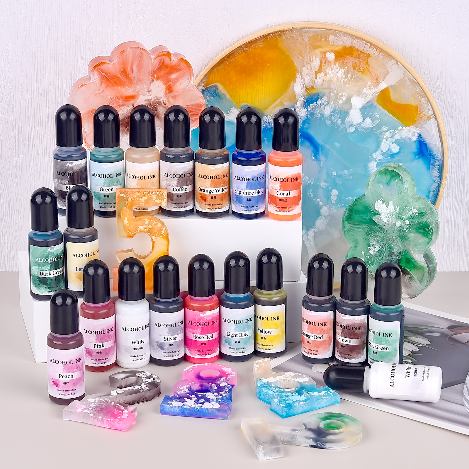 1set Art Ink Alcohol Epoxy Res - Resin Dye Alcohol review and price