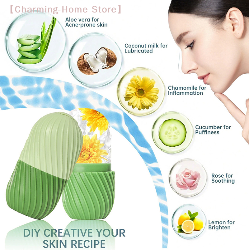 【M】One Silicone Ice Face Rolle - Silicone Mold Tray review and price