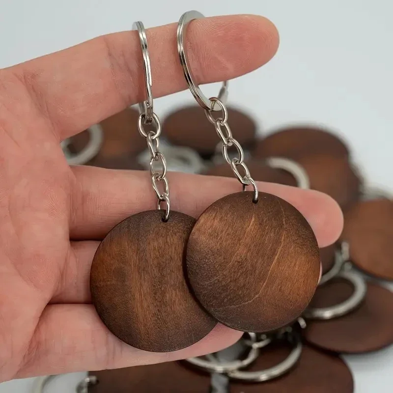 10Pcs Wooden Keychains Vintage - Wood Ring Blank review and price