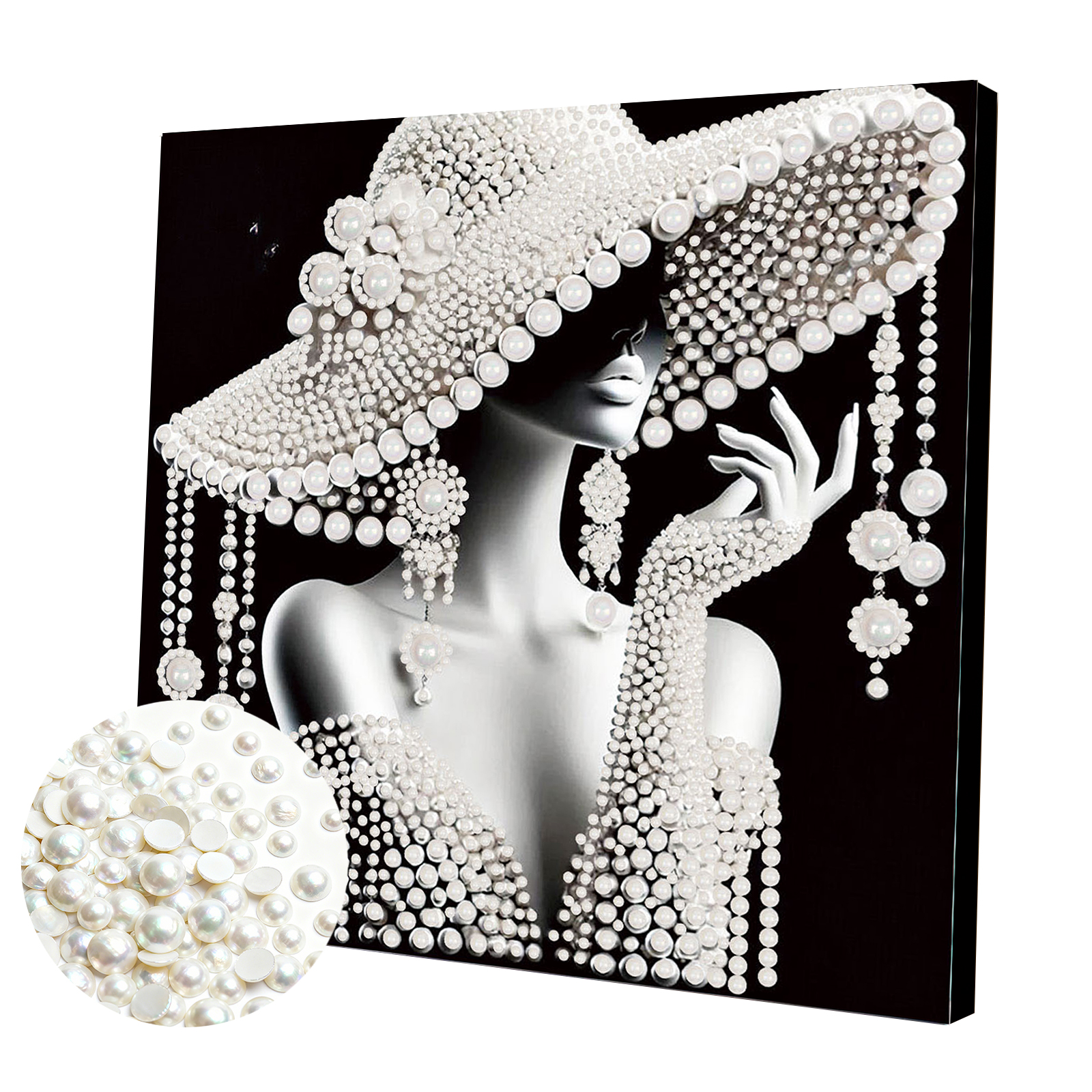 DIY Ladies Pearl Painting Art  - Resin Craft For Beginners review and price