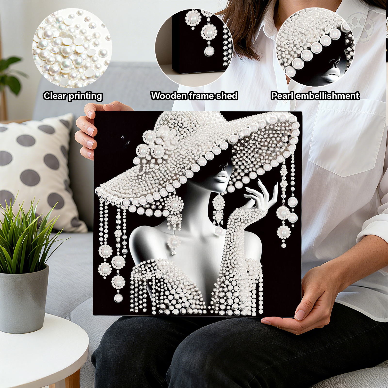 DIY Ladies Pearl Painting Art  - Resin Craft For Beginners review and price
