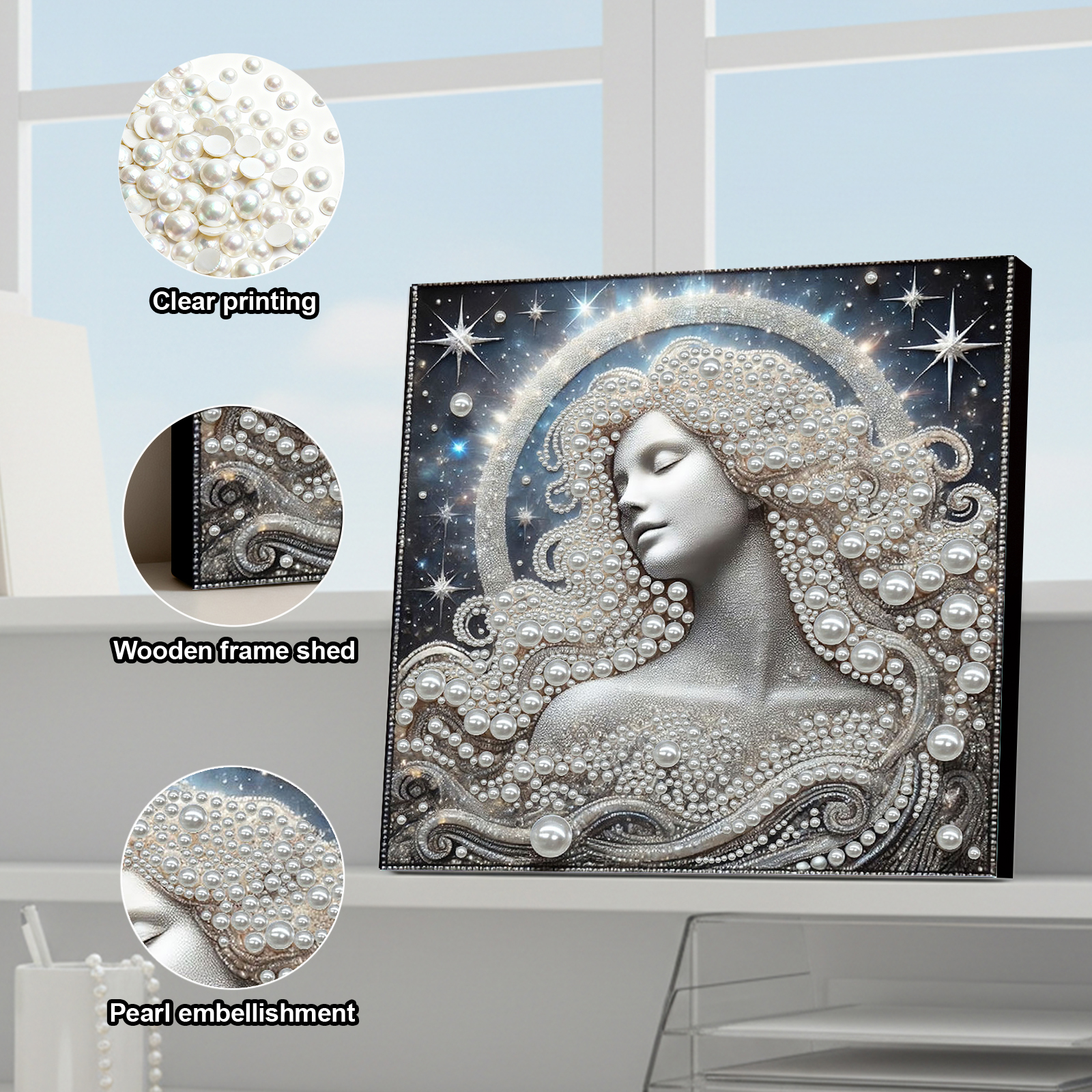 DIY Ladies Pearl Painting Art  - Resin Craft For Beginners review and price