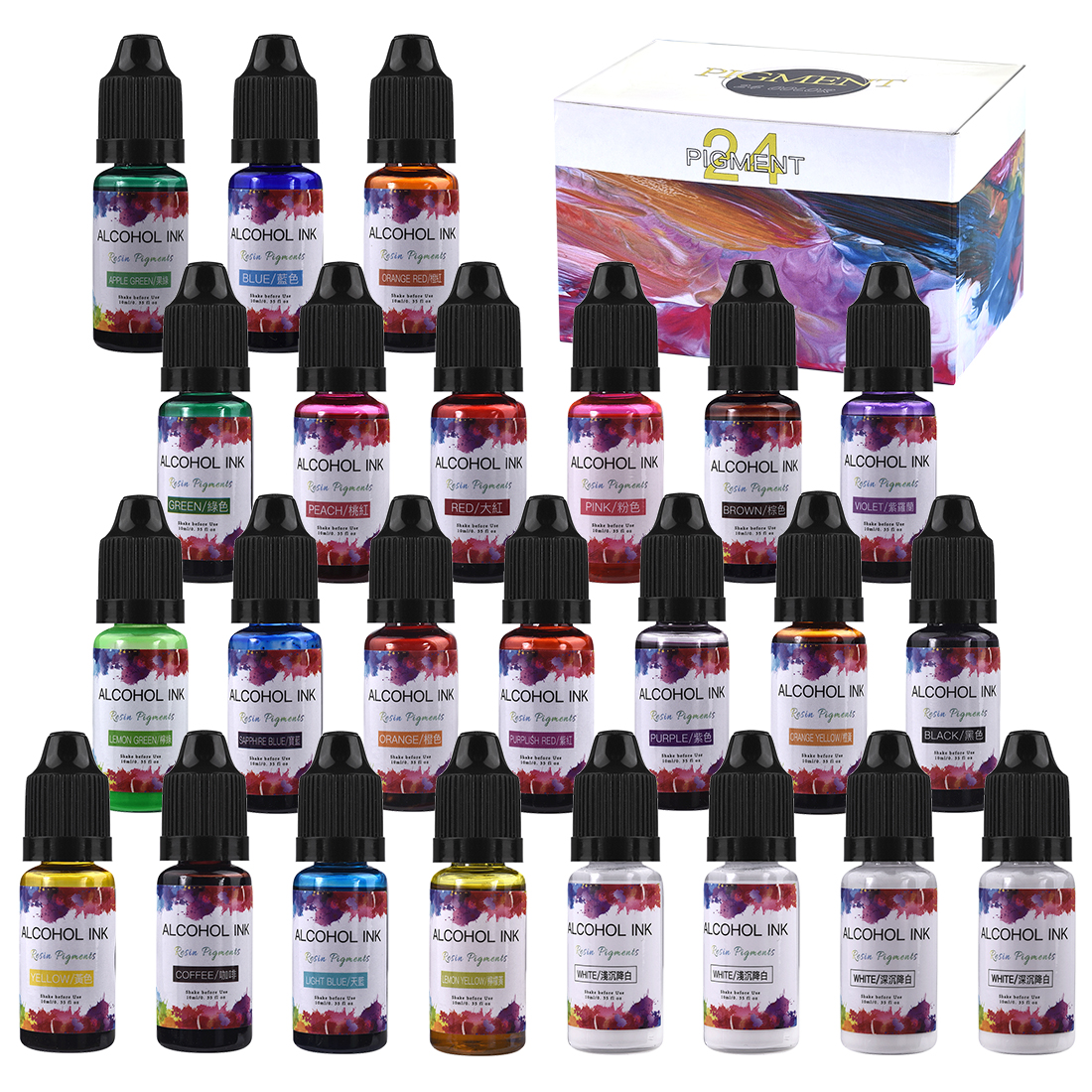 10ML Art Ink Alcohol Resin Pig - Resin Dye Alcohol review and price