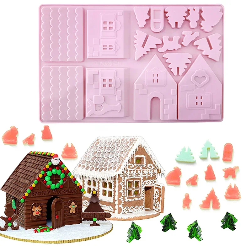 Christmas House Building block - Silicone Mold Tray review and price