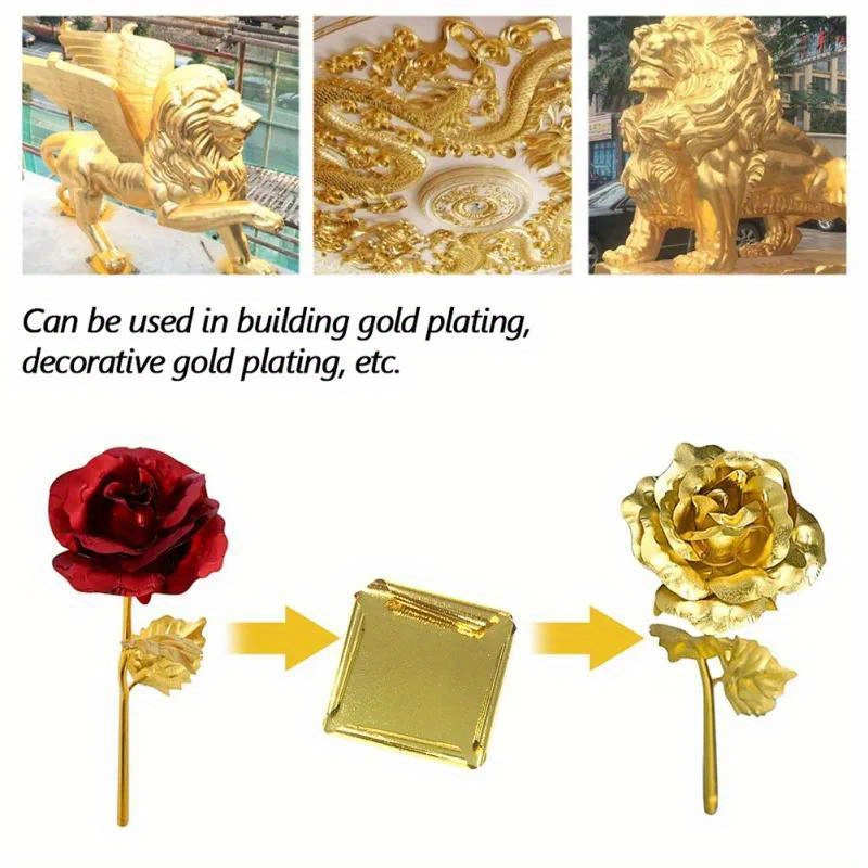 Aomily 9x9cm 100 Sheets Practi - Gold Foil Flakes review and price