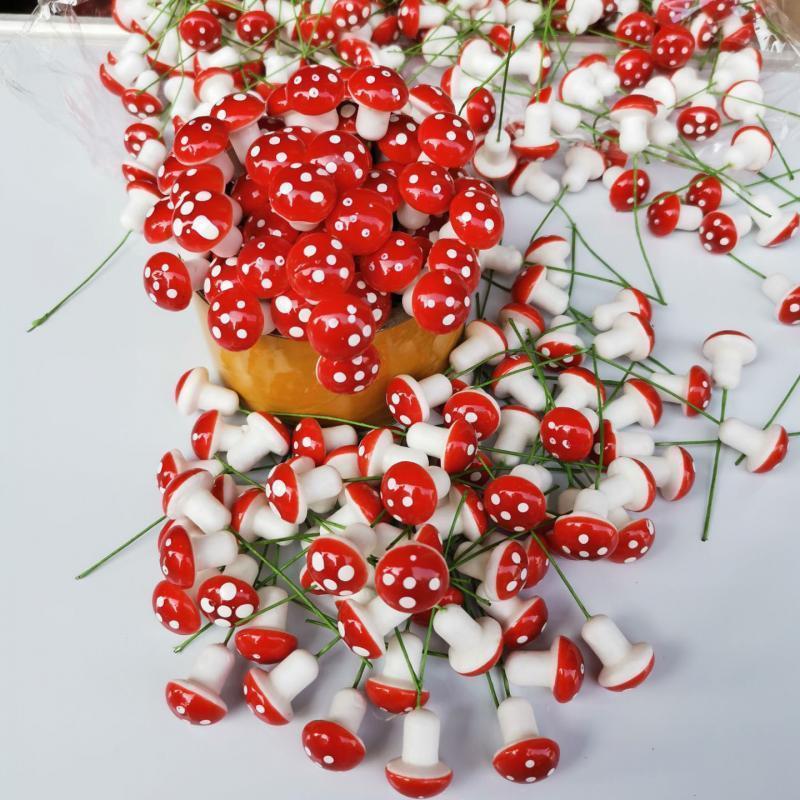 10-80PCS Mini Color Mushroom D - Terrarium Moss Art review and price