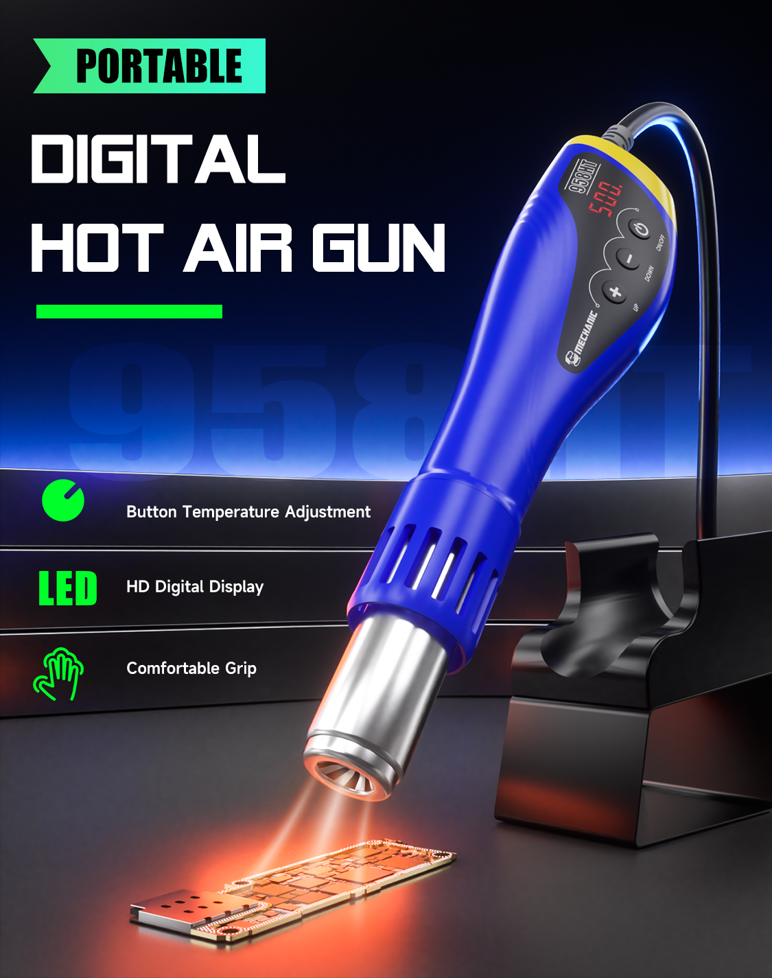 MECHANIC OFFICIAL HT-958 Porta - Heat Gun Small review and price
