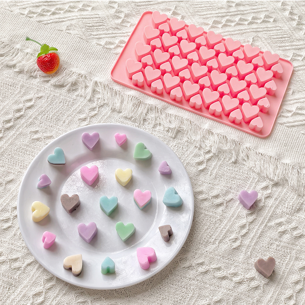 56 cavity size heart-shaped ch - Silicone Mold Tray review and price