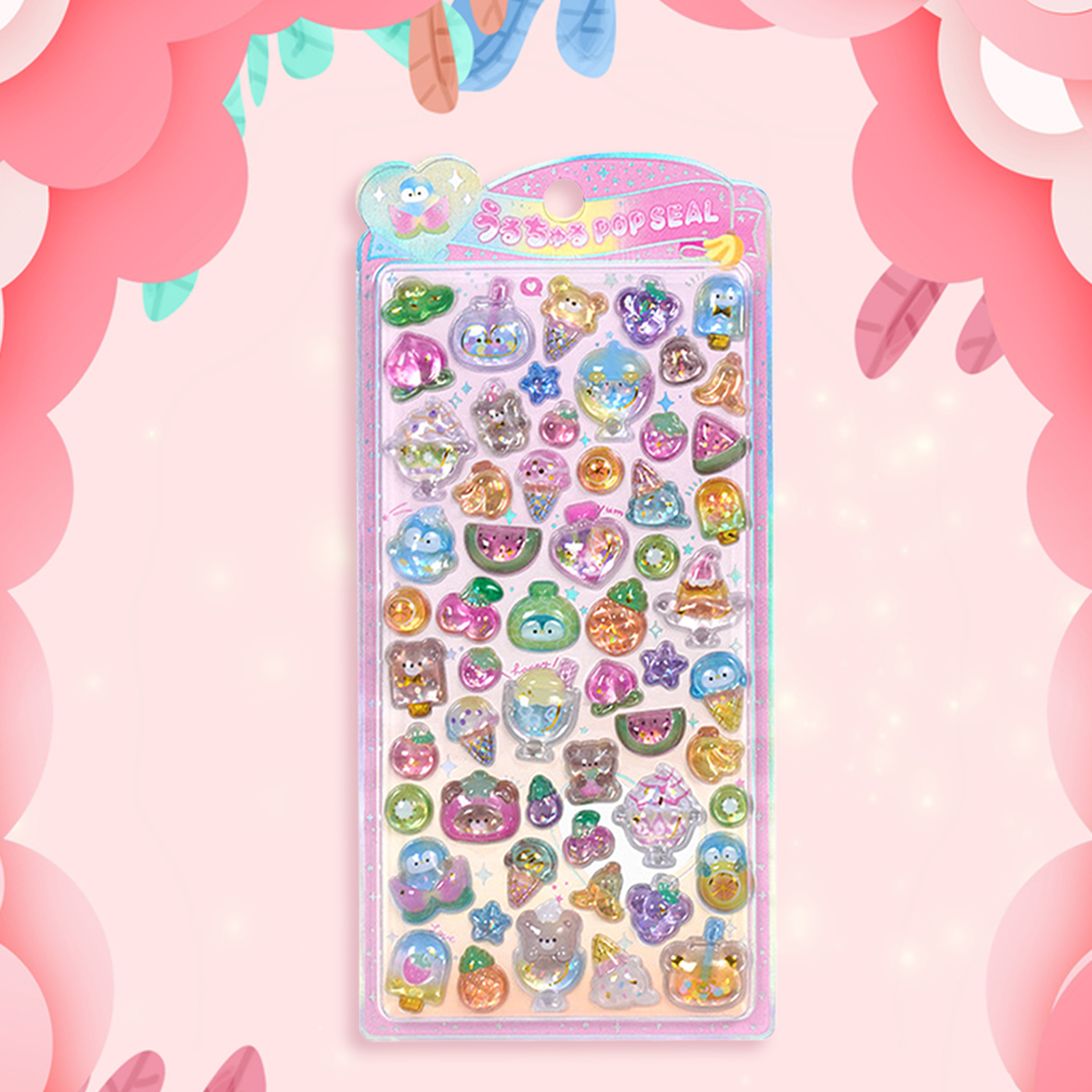 Cute Animal Sticker Pack 3D Sp - Resin Glitter Pack review and price
