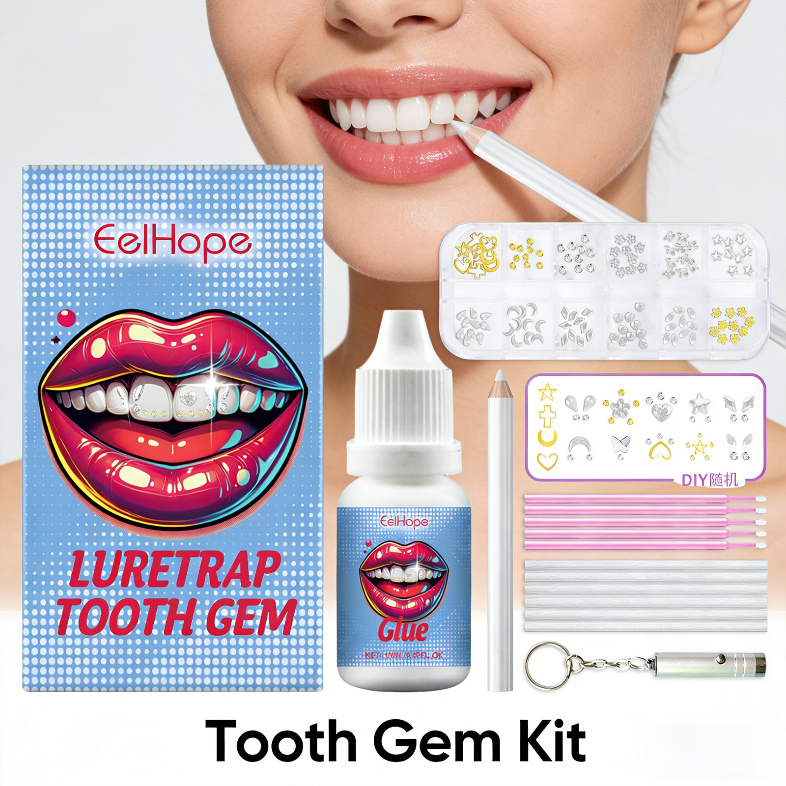 Tooth Gems Sparkling Teeth Jew - Resin Crafts Diy review and price
