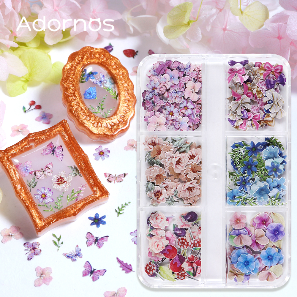 180pcs/box Wood Pulp Flowers C - Flower Preservation Resin review and price