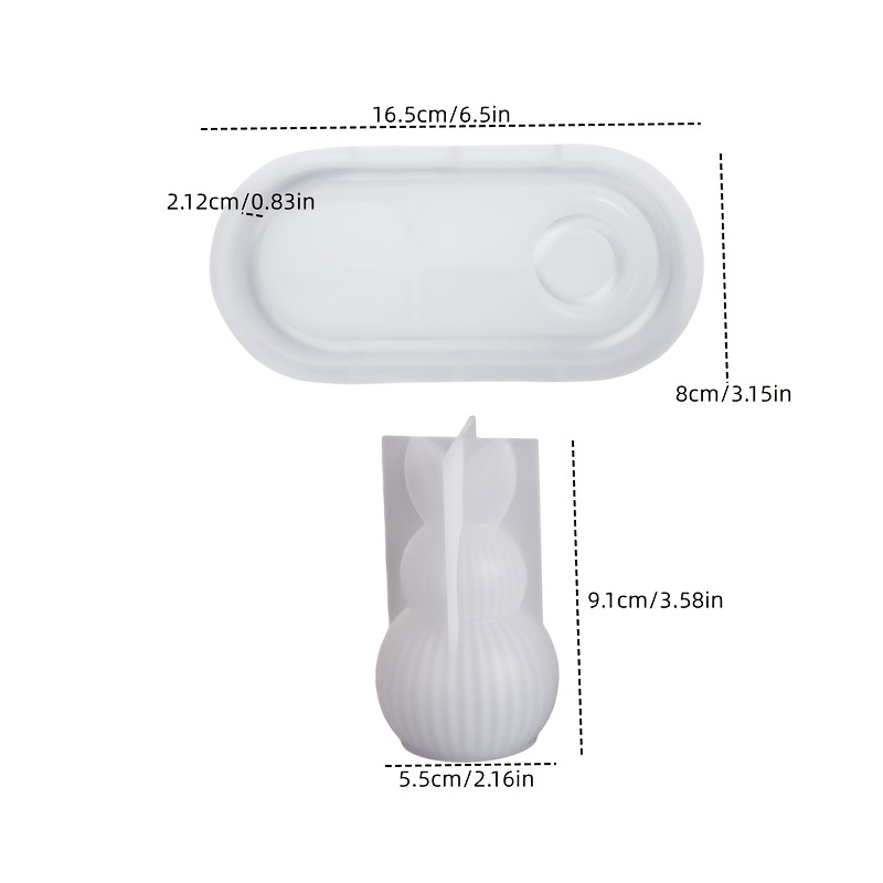 DIY Plaster Silicone Mold 2pcs - Silicone Mold Tray review and price